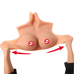 Prothèses mammaires en silicone pour travestis, transgenres, drag queens, cosplay, taille G - Product Image 2