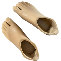 Couvre-pied beige, prothèses artificielles, orthèses médicales, coque de pied pour articulation du genou, classe II, garantie de 2 ans, merveilleux 1F10SE