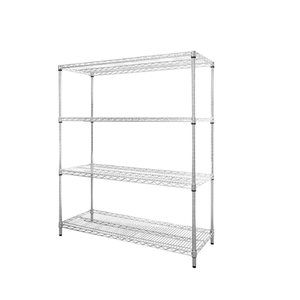 Étagères de rangement en acier inoxydable à 4 niveaux, équipement de cuisine commerciale, équipement de cuisine pour restaurant - Product Image 1