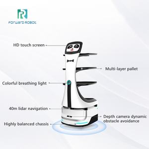 หุ่นยนต์<span class=keywords><strong>ส่ง</strong></span><span class=keywords><strong>อาหาร</strong></span> <span class=keywords><strong>แพนด้า</strong></span> บริการ 4 ถา<span class=keywords><strong>ด</strong></span> ควบคุมผ่านแอป ชาร์จอัตโนมัติ รับน้ำหนักได้ 30 กก. ระบบนำทาง GPS/เลเซอร์ - Product Image 4