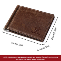 Dompet Pria Kulit Asli Vintage Kualitas Tinggi Grosir Kustom, Tempat Kartu Pendek, Dompet Koin Kapasitas Besar, Hadiah