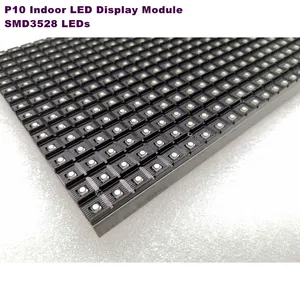 Diskon Besar Modul Matriks LED P10 Dalam Ruangan 320X160Mm 1/4 Pemindaian SMD RGB HUB75 Panel Tampilan LED