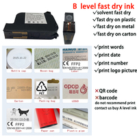 La cartouche d'encre à solvant à séchage rapide à haute adhérence Yaomatec 12.7mm 2790K est utilisée pour les imprimantes à jet d'encre portables et les imprimantes en ligne