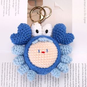 Llavero <span class=keywords><strong>de</strong></span> Animales Marinos Tejidos a Crochet, Listo <span class=keywords><strong>para</strong></span> Enviar, Mini Amigurumi Personalizado, Colgante <span class=keywords><strong>para</strong></span> Bolsa y Regalo - Product Image 4