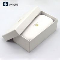 Pochette en tissu blanc de luxe à faible MOQ, boîte d'emballage pour lunettes, étui à lunettes de soleil, logo personnalisé