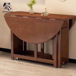 Fournisseur chinois, prix le plus bas, personnalisable, en stock, expédition immédiate, design unique, meubles de salle à manger en bois, table pliante en bois. - Product Image 6