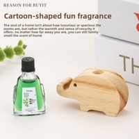 Bâtonnets diffuseurs en bois parfumés à l'huile essentielle anti-moustiques, senteurs pin et teck – Décoratifs