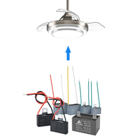 Condensateur de ventilateur EPERS CBB61 4.5uF 110-500VAC en film polypropylène pour moteur AC, certifié CQC/TUV, tension de déclenchement 600V, classe A/B/C