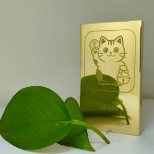 ทองเหลืองแท่งขัดเงา 500 กรัม ราคาดี ของที่ระลึก ลวดลายปรับแต่งได้ - Product Image 2