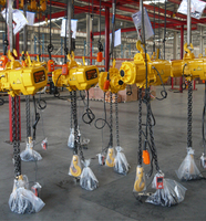 Palans à chaîne électriques Vanbon 1-2 tonnes 220V-380V neufs avec moteur et engrenage, petit palan à chariot motorisé