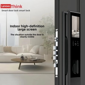 Cerradura Inteligente Lenovo de Aleación de Aluminio con Reconocimiento Facial 3D, Wi-Fi, Seguridad para el Hogar, Huella Dactilar y Contraseña Visual Remota - Product Image 3