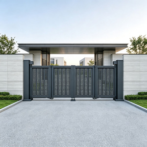 Automatic Electric Main Entrance Gates Fold Gate Waterproof Folding Gate Remote Control Exterior Aluminum Garden Gate - Product Image 4