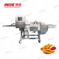 Machine à enrober la pâte, machine à enrober les produits enrobés de farine, ligne de production continue pour la préparation de pâtisseries à la viande, de rouleaux de crevettes et de rouleaux de printemps