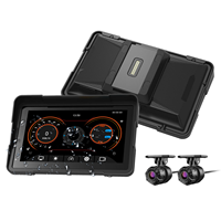 Zmecar MOTO Fit Écran de moto 6-7 pouces, luminosité automatique, IP67, Carplay, Android Auto, DVR, antivol, navigation pour 5.0