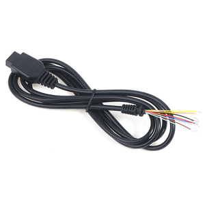Cable de Extensión de 9 Pines y 1.5 Metros para el Control de Juego <span class=keywords><strong>Sega</strong></span> Genesis 2 <span class=keywords><strong>MD2</strong></span>, Cable de Conexión para el Mando, Color Negro - Product Image 1