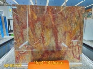 Boton đá nhà sản xuất Nhà cung cấp tự nhiên bi gạch lát sàn <span class=keywords><strong>Royal</strong></span> Van Gogh tường tấm Coffe bảng vàng và đá cẩm thạch - Product Image 3