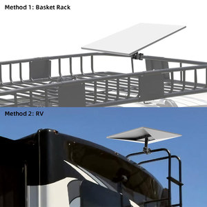High-Quality Aluminum Alloy Mini Starlink Gen 3 Satellite Antenna Mount Bracket for RV, <b>Yacht</b> and SUV V3/V4 Adapter Kit - Product Image 2