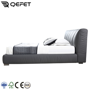 Hiện đại chất lượng cao cực lớn sợi siêu mịn chính hãng Giường da nhẹ và sang trọng nội thất phòng ngủ - Product Image 3