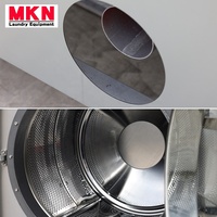 Équipement de lavage programmable PLC MKN 100 kg avec écran LCD anglais, équipement de blanchisserie hôtelier écoénergétique