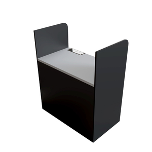 Estación Moderna para Condimentos de Café, Mostrador Profesional para Servicio de Bebidas con Dispensador de Vasos y Canaleta para Desechos para Tiendas de Conveniencia - Product Image 6