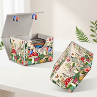 Boîte de rangement pour cartes Magic Commander, capacité de 120 cartes à simple pochette et 100 cartes à double pochette, étui de rangement TCG durable