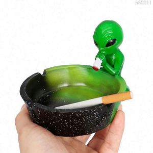 Cenicero de Resina con Diseño Creativo de Alien, Accesorio para Fumar Cigarrillos y Tabaco - Product Image 4