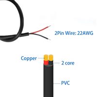 1M 22AWG USB 2.0-Stecker 2-poliges Pigtail-Kabel-3A 5V USB Typ ein 2-adriges offenes Verlängerung kabel mit blankem Kabel