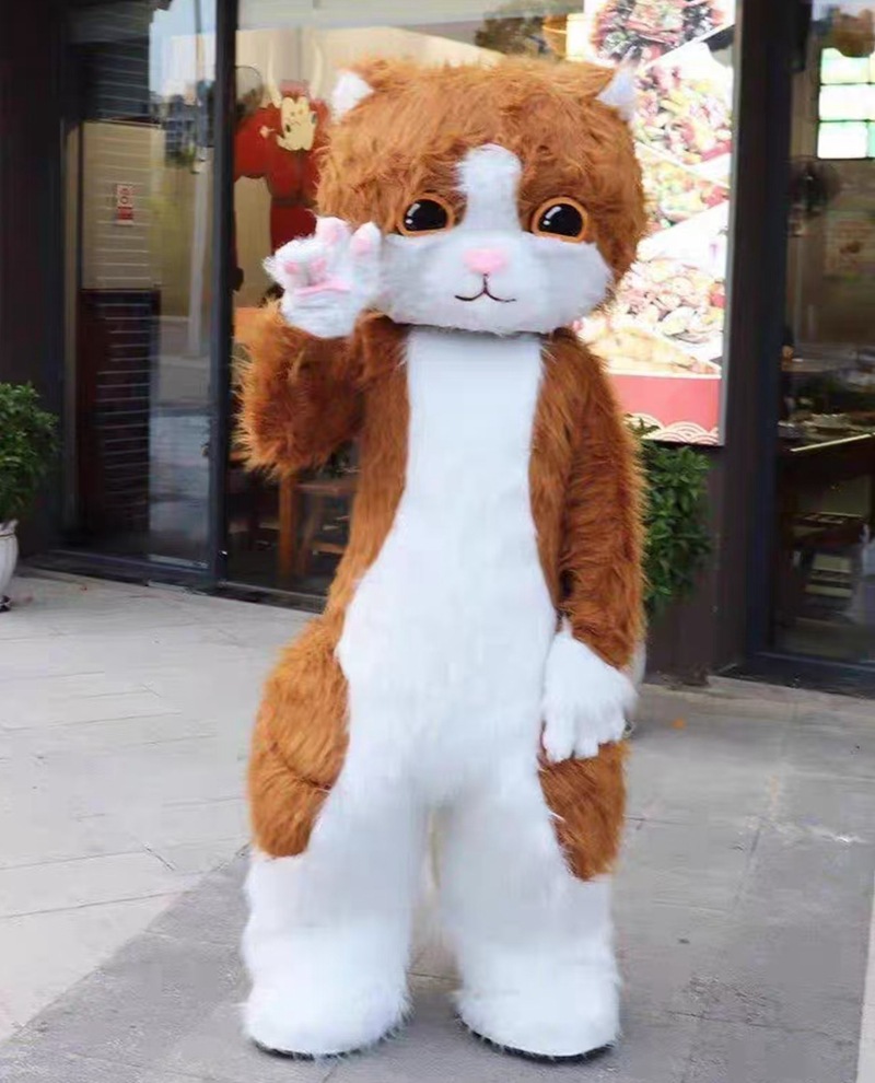 Bestia Inflable Gato Marrón