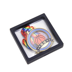 6.8cm Orange Basketball Medal Awards Souvenir Round Large Personnaliser Logo Marque Rubans <span class=keywords><strong>Poids</strong></span> Lourd Sport Champion Médaille - Product Image 1