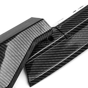 Carbon Fiber Look/Black <b>Car</b> Front Bumper Lip Body Kit Spoiler Protector Lip <b>Diffuser</b> Guard for Mercedes for Benz Vito 2015-2019 - Product Image 6