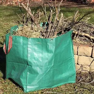 Bolsas de hojas de jardín al aire libre Bolsas de almacenamiento de basura Bolsas de colección de ramas de árboles