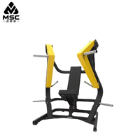 Machine de presse pectorale commerciale réglable pour position assise, équipement complet d'entraînement de force pour studio de fitness commercial