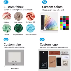 Venta caliente musulmán lujo Premium algodón Jersey Hijab Conjunto personalizado Pantone colores transpirable largo Underscarf Cap multifunción - Product Image 4