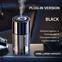 Diffuseur d'arômes solaire portable pour voiture, support de parfum solide moderne, désodorisant