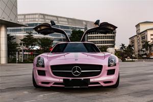 Joli macaron auto-adhésif automobile emballage vinyle voiture carrosserie autocollant couleur changeante Film - Product Image 6