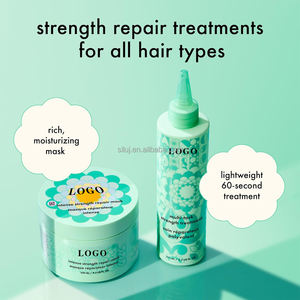 Masque réparateur intense au collagène végétal bio, soin nourrissant profond personnalisé pour <span class=keywords><strong>cheveux</strong></span> abîmés, traitement intensif réparateur - Product Image 3