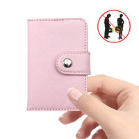 Minibook personnalisé Portefeuille porte-cartes de crédit en cuir PU Portefeuille mince pour carte d'identité Visa
