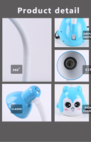 Lampe de bureau led en forme d'oiseau, design dessin animé amusant, offre spéciale