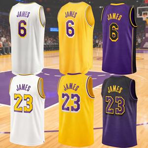 Maillots d'équipe de basket-ball <span class=keywords><strong>James</strong></span> n° 23 n° <span class=keywords><strong>6</strong></span> 2025, t-shirt d'été sans manches respirant à séchage rapide pour les matchs des <span class=keywords><strong>Lakers</strong></span>, 100% - Product Image 3