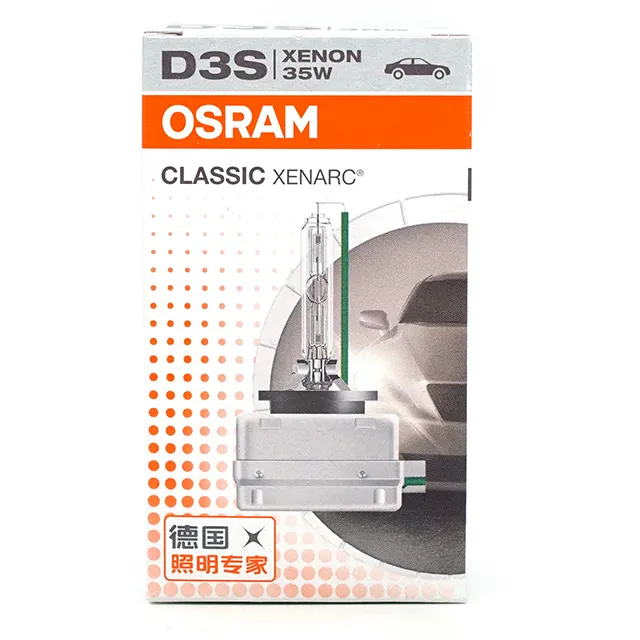 OSRAM 66340CLC D3S 12V 35W Headlight Bulb P32d-2 Classic Xenarc 6000K E1 Approval Made In Germany