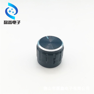 ลูกบิดอะลูมิเนียมอัลลอยด์ Leixin ขนาด 13x11 มม. สำหรับโพเทนชิโอมิเตอร์แบบหมุน สีดำ พร้อมรูขนาด 6 มม. - Product Image 1
