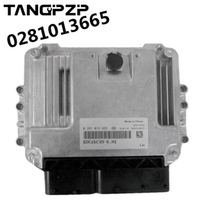 0281013665 EDC16C39-6.H1 Carte de calculateur moteur Unité de commande électronique <span class=keywords><strong>ECU</strong></span> pour FOTON FAW DACHAI - Product Image 1