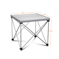 Table de tir Portable en aluminium, 95x95cm, avec sac de transport, E-IMAGE PST-10 300kg