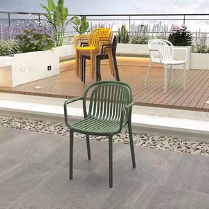 Free <strong>Sample</strong> popular PP outdoor plastic garden stackable coffee <strong>chair</strong> - Product Image 6