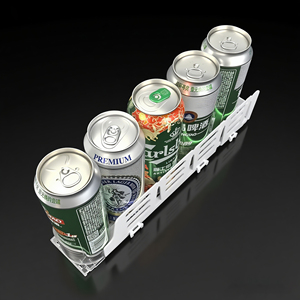 Supermarket Retail Store <b>Rack</b> Plastic <b>Drink</b> Automatic Spring Loaded Shelf Pusher for <b>Drink</b> Display - Product Image 3