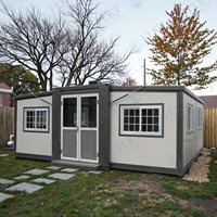 Maison conteneur extensible étanche et écoénergétique FLKT, garantie 2 ans, directement de l'usine, maison mobile préfabriquée de luxe pour complexe hôtelier