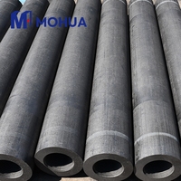 Electrodo de Grafito MoHua UHP de 500 mm, Longitud de 2700 mm, Bajo Coeficiente de Expansión Térmica, Resistencia a la Flexión de 12 Mpa para un EAF Estable