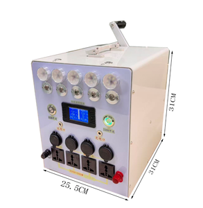 Generatore manuale a manovella per siti di concerti all'aperto che forniscono energia temporanea per piccole apparecchiature Audio e di illuminazione fonte di auto - Product Image 2