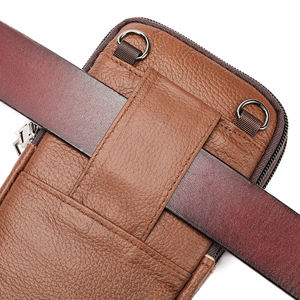 Tas Selempang Kulit Asli Pria MARRANT, Dompet Ponsel, Tas Pinggang Kulit, Tas Pinggang Pria - Product Image 4