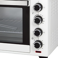 Four à convection de comptoir JK60 60L, four électrique avec grill, rôtissoire, grille et éclairage intérieur